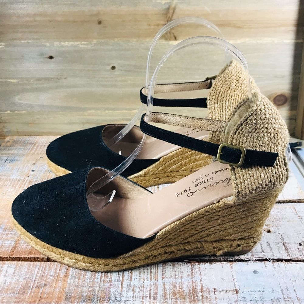 ✅Gaimo Made in Spain espadrille Wedge Sandals